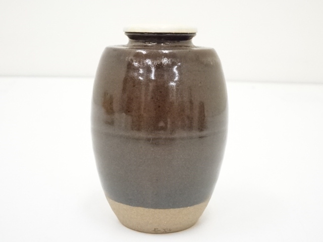 道具 ] - 道具 京焼 万代喜山造 肩衝茶入（共箱）□z | ネットショップ